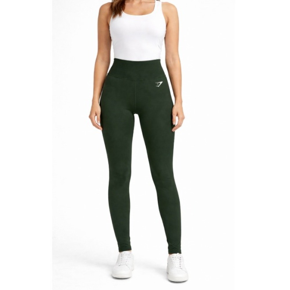 Gymshark Women's Green Body Fit Everyday Seamless Leggings Size M NWT
